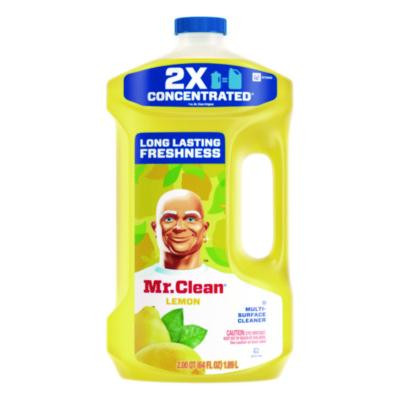Multipurpose Cleaning Solution, Lemon Scent, 64 Oz Bottle