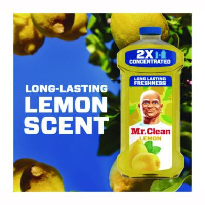 Multipurpose Cleaning Solution, Lemon Scent, 64 Oz Bottle