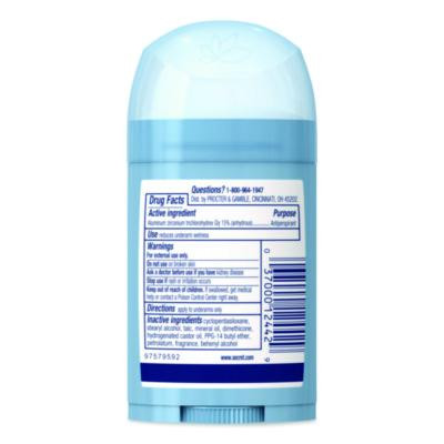 Invisible Solid Anti-Perspirant And Deodorant, Powder Fresh Scent, 1.7 Oz Stick