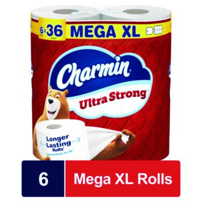 Ultra Strong Bathroom Tissue, Septic Safe, 2-Ply, White, 330 Sheets/Roll, 6 Rolls/Pack, 3 Packs/Carton