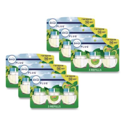 Plug Air Freshener Refills, Gain Scent, 2.63 Oz, 3/Pack, 6 Packs/Carton