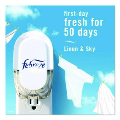 Plug Air Freshener Refills, Linen And Sky, 2.63 Oz, 3/Pack, 6 Packs/Carton