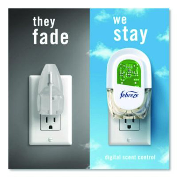 Plug Air Freshener Refills, Mountain/Ocean/Rainforest, 2.63 Oz, 3/Pack, 6 Packs/Carton