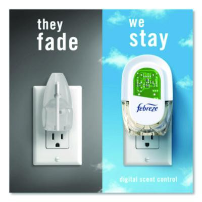 Plug Air Freshener Refills, Mountain/Ocean/Rainforest, 2.63 Oz, 3/Pack, 6 Packs/Carton