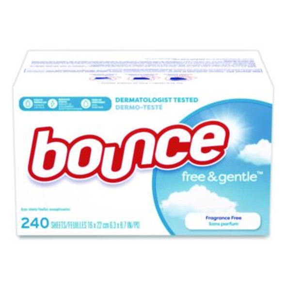 Free And Gentle Dryer Sheets, Fragrance-Free, 240/Box