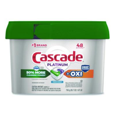 Action Pacs+Oxi, Fresh Scent, 26.7 Oz Tub, 48/Pack