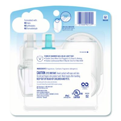 Plug Air Freshener Warmer Start Kit, Clear/White