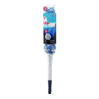 Supermop With Magic Eraser, 3.5" Blue Cotton Head, White Nylon Handle