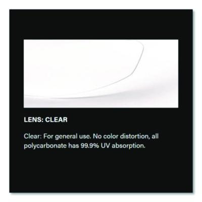 Zenon Z-Lyte Safety Glasses, Frameless, Clear Single Lens