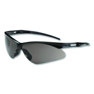 Anser Optical Safety Glasses, Black Half Frame, Gray Dual Lens