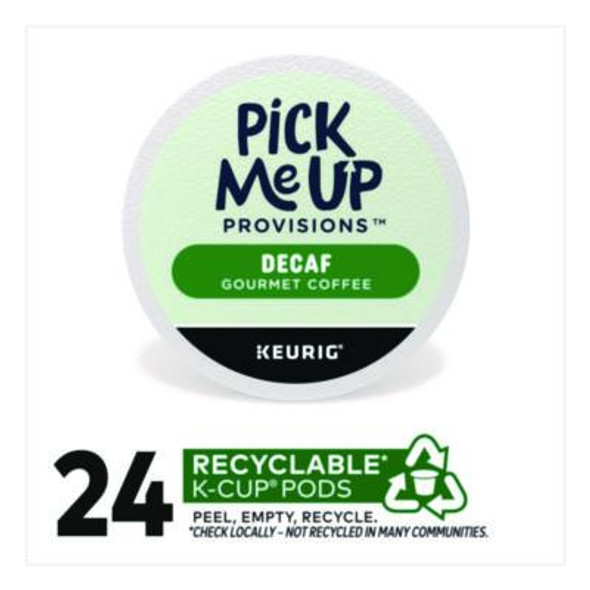 Decaf Coffee K-Cups, 24/Box