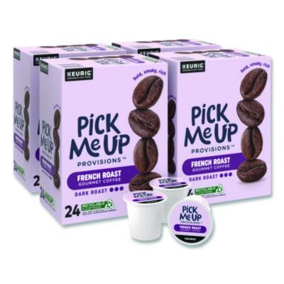 French Roast Coffee K-Cups, 24/Box, 4 Boxes/Carton
