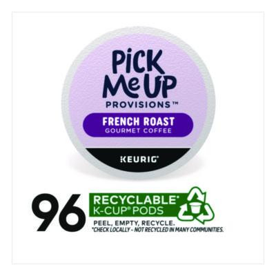 French Roast Coffee K-Cups, 24/Box, 4 Boxes/Carton