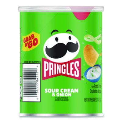 Grab And Go Sour Cream And Onion Crisps, 1.4 Oz Cans, 12/Box