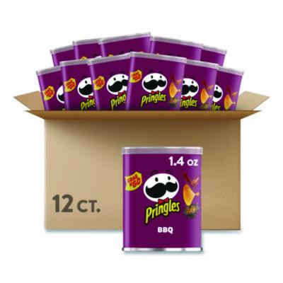 Grab And Go Bbq Crisps, 1.4 Oz Can, 12/Carton