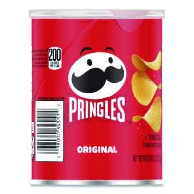 Potato Chips, Original, 1.3 Oz Can, 12/Box