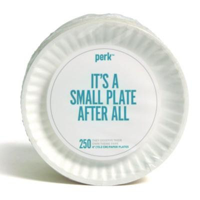 Economy Paper Plates, 6" Dia, White, 250/Pack, 4 Packs/Carton