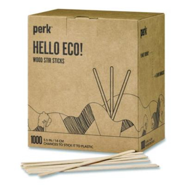 Wood Stirrer, 5.5", 1,000/Pack