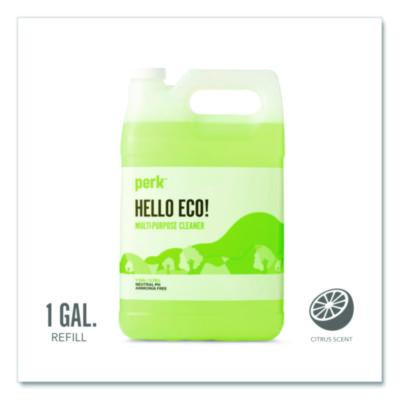 Hello Eco Multi-Purpose Cleaner Refill, Citrus Scent, 1 Gal Bottle
