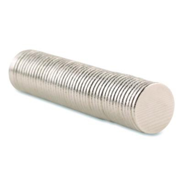 Matrix Magnets, Circles, 0.38" Diameter, Silver, 50/Pack