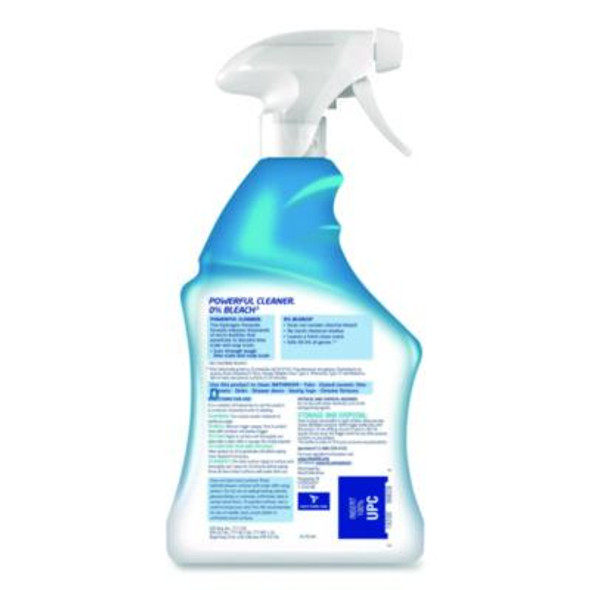 Bathroom Cleaner With Hydrogen Peroxide, Cool Spring Breeze, 32 Oz Trigger Spray Bottle