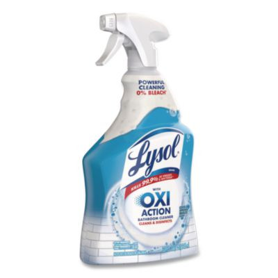 Bathroom Cleaner With Hydrogen Peroxide, Cool Spring Breeze Scent, 32 Oz Trigger Spray Bottle