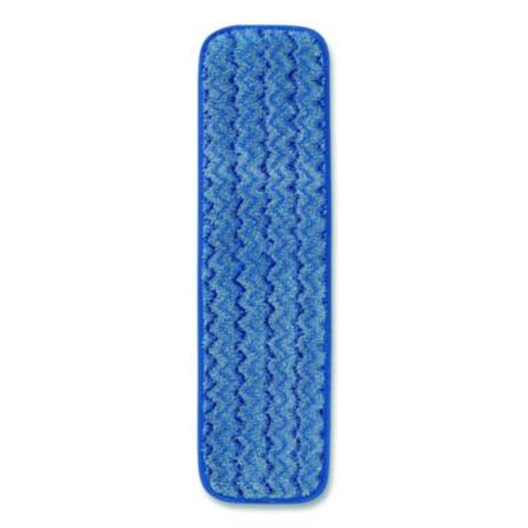 Microfiber Wet Mop Pad, 18", Blue