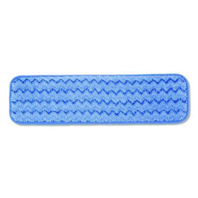 Microfiber Wet Mop Pad, 18", Blue