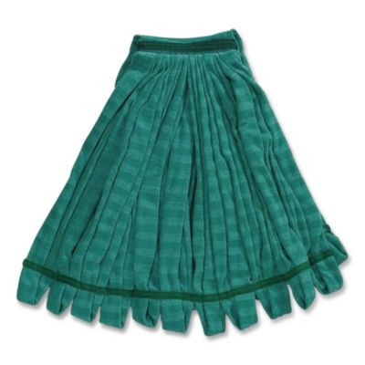 Microfiber Tube Wet Mop, Microfiber/Polyester, Medium, Green