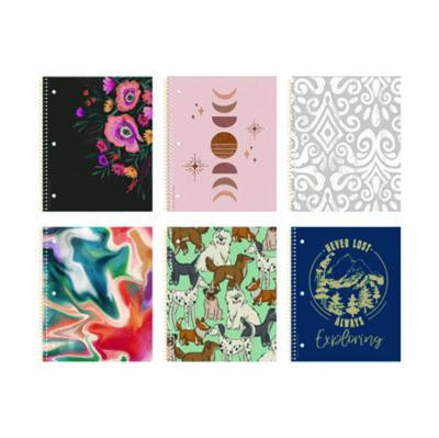 Studio Series Notebook, 1-Subject, Medium/College Rule, Randomly Assorted Cover Color, (70) 11 x 9 Sheets