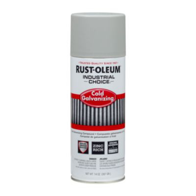 Industrial Choice Galvanizing Compound Spray, Metallic, 14 Oz Aerosol Can, 6/Carton