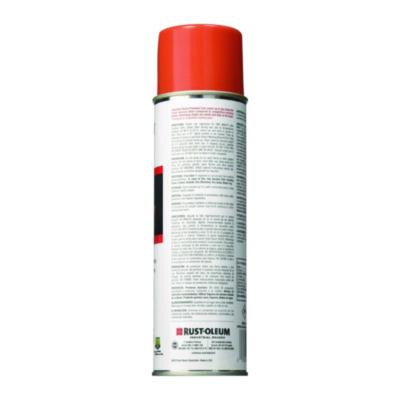 Industrial Choice Precision Line Marking Paint, Flat/Matte Orange, 20 Oz Aerosol Can, 12/Carton