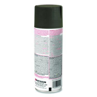 Camouflage Spray Paint, Flat Deep Forest Green, 12 Oz Aerosol Can