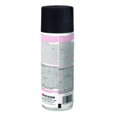 Camouflage Spray Paint, Flat Black, 12 Oz Aerosol Can