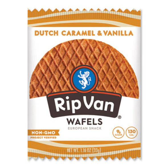 Wafels - Single Serve, Dutch Caramel And Vanilla, 1.16 Oz Pack, 12/Box
