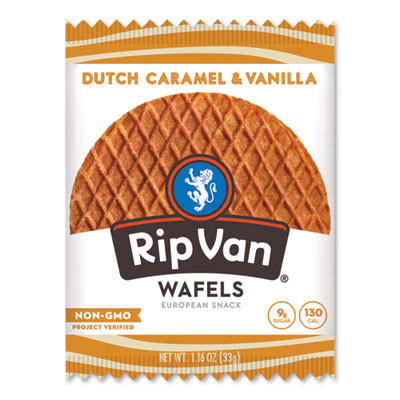 Wafels - Single Serve, Dutch Caramel And Vanilla, 1.16 Oz Pack, 12/Box