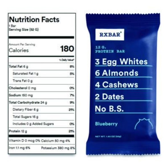 Adult Bars, Blueberry, 1.83 Oz Bar, 12/Box