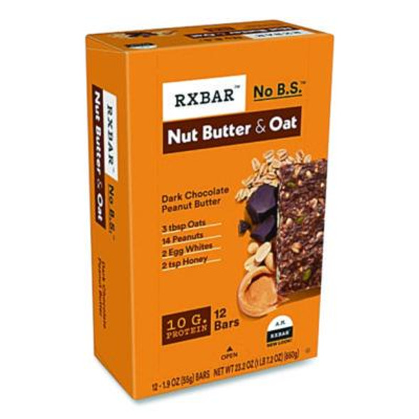 Gluten-Free Peanut Butter Dark Chocolate Protein Bar, 1.9 Oz Bar, 12/Box