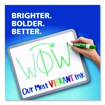 Low-Odor Dry-Erase Marker, Extra-Fine Bullet Tip, Black