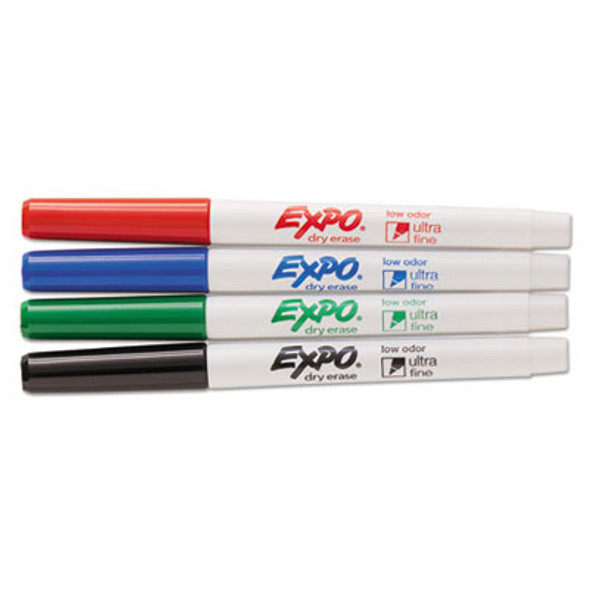 Low-Odor Dry Erase Marker Office Value Pack, Extra-Fine Bullet Tip, Assorted Colors, 36/Pack