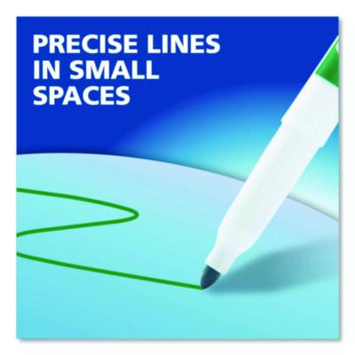 Low Odor Dry Erase Vibrant Color Markers, Fine Bullet Tip, Assorted Colors, 36/Pack