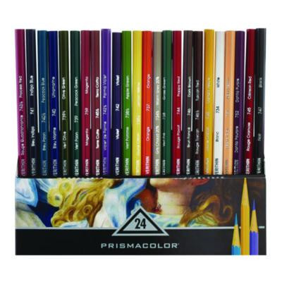 Verithin Colored Pencils, Assorted Lead And Barrel Colors, 24/Set