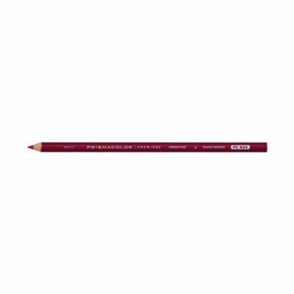 Premier Colored Pencil, Crimson Red Lead, Crimson Red Barrel, 12/Pack