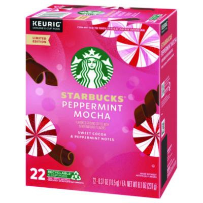 Peppermint Mocha K-Cup, 22/Box, 4/Carton