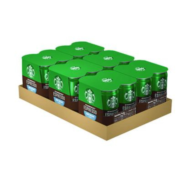 Cold Brew Coffee, Espresso And Cream Light, 6.5 Oz Can, 24/Carton
