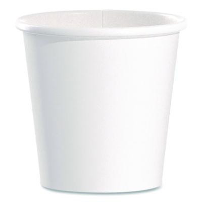 Paper Hot Cups, 4 Oz, White, 50/Pack