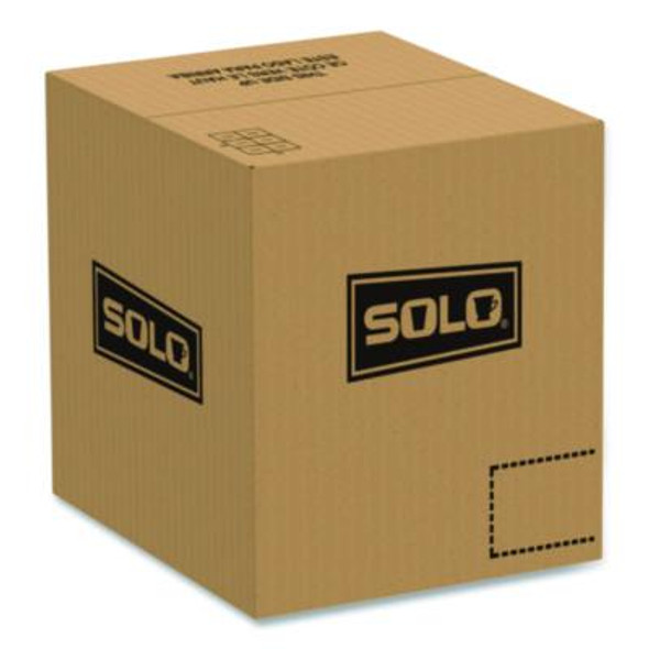 Creative Carryouts Octaview Hinged Lid Containers, 9.13 x 9.55 x 2.38, Black/Clear, Plastic, 100/Carton