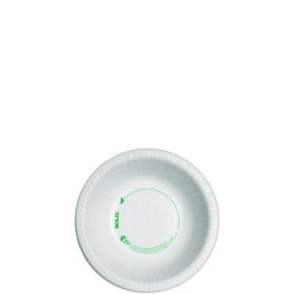 Compostable Paper Dinnerware, Proplanet Seal, Bowl, 12 Oz, White, 125/Pack