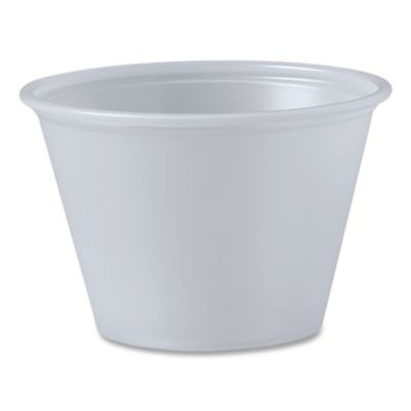 Portion Containers, 2.5 Oz, Plastic, Translucent, 2,500/Carton