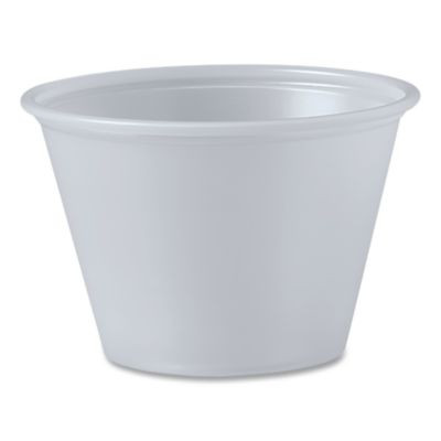 Portion Containers, 2.5 Oz, Plastic, Translucent, 2,500/Carton